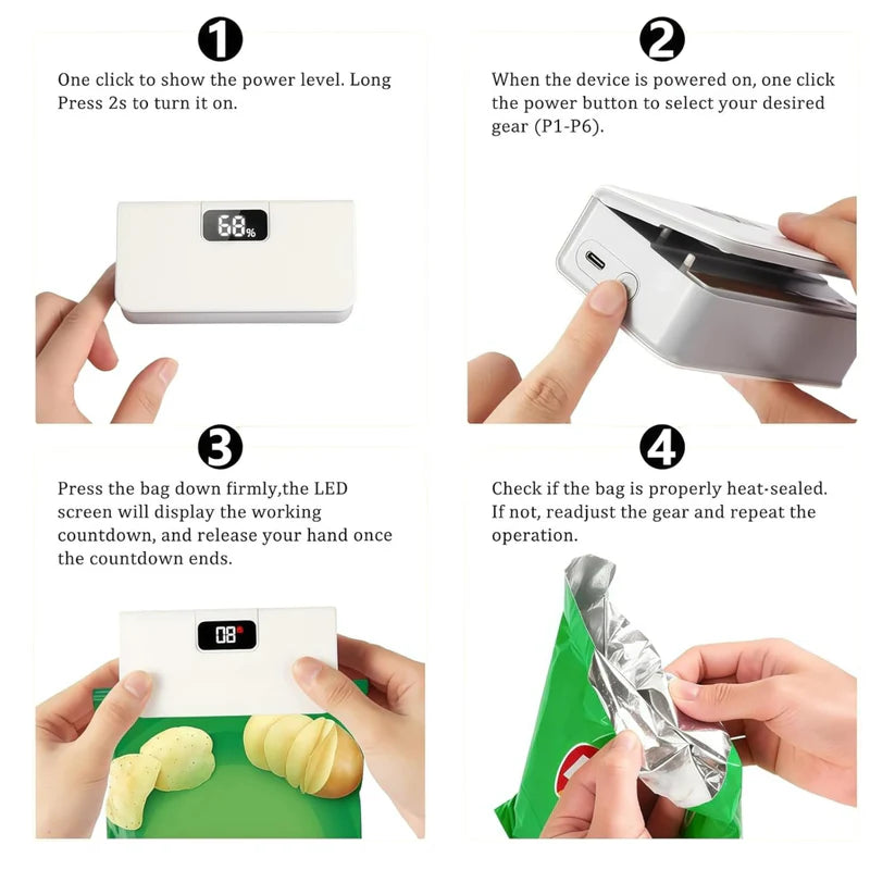 Seal It In Seconds. Keep It Fresh For Days.