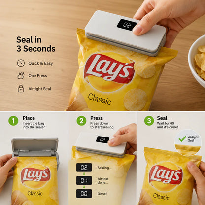 Seal It In Seconds. Keep It Fresh For Days.